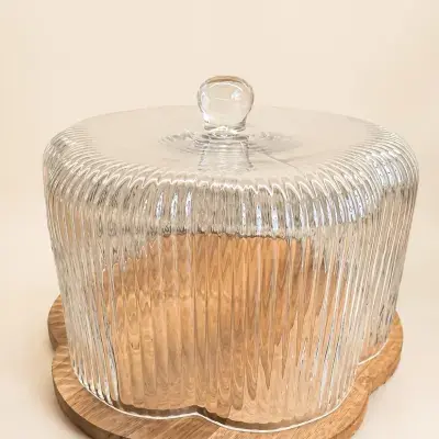 Tapa campana con base de madera